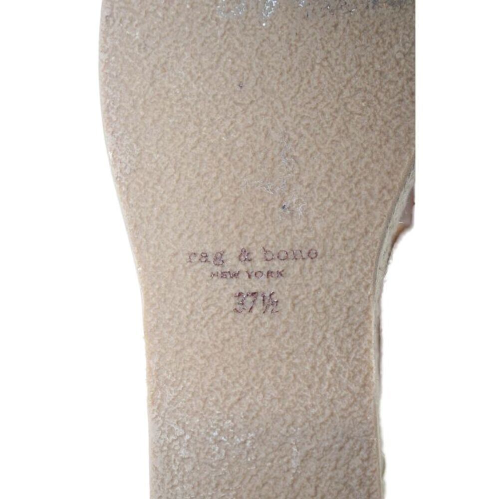 Rag & Bone Womens Leather Calla Espadrille Wedge Sandals Brown Size 7.5 - Picture 5 of 5